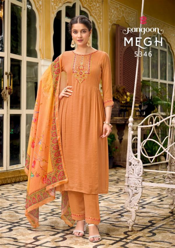 Rangoon Megh Viscose Kurti Bottom With Dupatta Collection